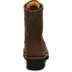 Chippewa Boots: Men's Waterproof Brown 73100 Logger Work Boots -Men Shoes Store chp 006 73100edit