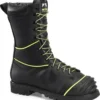 Matterhorn Boots: Men's CV12000 Black Steel Toe 10" Internal Metguard Waterproof Lace To Toe Work Boot