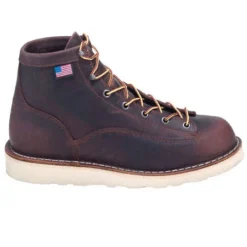Danner Boots: Men's Brown 15552 EH American-Made Bull Run Boots -Men Shoes Store danner 15552 o 01