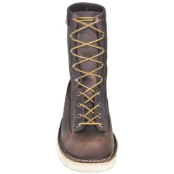 Danner Boots: Men's 15556 USA-Made Brown EH Bull Run Work Boots -Men Shoes Store danner 15556 f 01 1