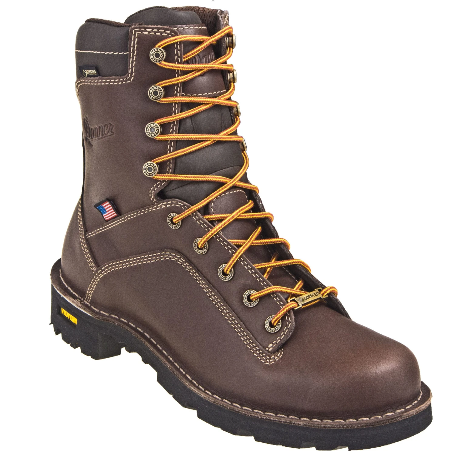 Danner Boots: Men's 17305 Brown Quarry USA Made Waterproof Boots 3 Danner Boots: Men's 17305 Brown Quarry USA Made Waterproof Boots - Image 3