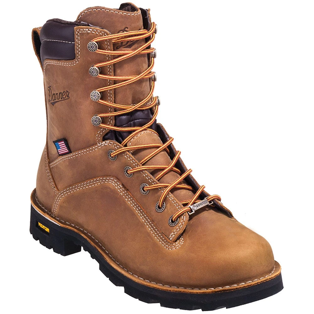 Danner Boots: Men's 17315 EH Brown Waterproof USA-Made Quarry Boots 3 Danner Boots: Men's 17315 EH Brown Waterproof USA-Made Quarry Boots - Image 3