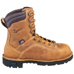 Danner Boots: Men's 17321 Brown Safety Toe USA Made 400G NMT Boots -Men Shoes Store danner 17321 o 01