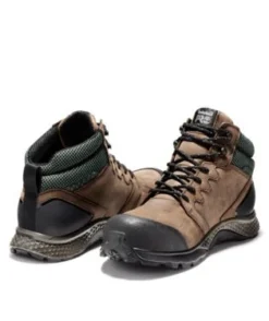Timberland Pro Boots: Men's A1ZRC Brown Green Reaxion Composite Toe Waterproof Hiker -Men Shoes Store detail tb0a1zrc 214 a 5