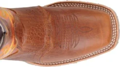 Double H Boots: Men's DH4400 Brown 12" Mickey ICE Roper Domestic Wide Square Toe Cowboy Boot -Men Shoes Store dh4400 500xauto top