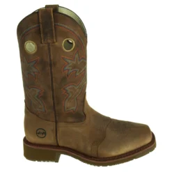 Double H Boots: Men's DH5134 ICE Brown EH Ropers -Men Shoes Store double h dh5134 o 001