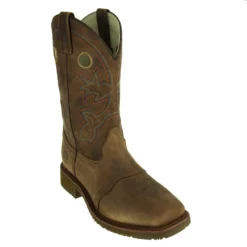 Double H Boots: Men's DH5134 ICE Brown EH Ropers -Men Shoes Store double h dh5134 p 001