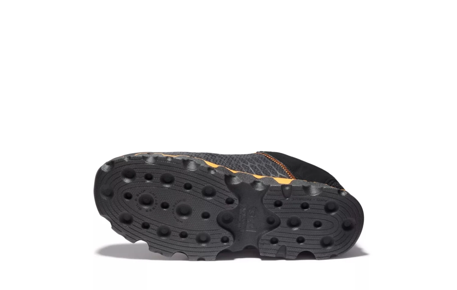 Timberland Pro Shoes: Men's A1B6S Black Orange PowerTrain Sport Alloy Toe Athletic Work Shoes 6 Timberland Pro Shoes: Men's A1B6S Black Orange PowerTrain Sport Alloy Toe Athletic Work Shoes - Image 6