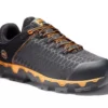 Timberland Pro Shoes: Men's A1B6S Black Orange PowerTrain Sport Alloy Toe Athletic Work Shoes