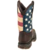 Durango Boots: Men's Steel Toe DB020 American Flag Rebel Cowboy Boots