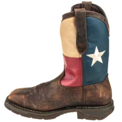 Durango Boots: Men's Steel Toe DB021 EH Texas Flag Cowboy Boots -Men Shoes Store durango db 021 i 01