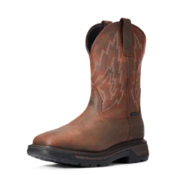 Ariat Boots: Men's 10033991 Dark Brown Big Rig Waterproof Work Boot 9 Ariat Boots: Men's 10033991 Dark Brown Big Rig Waterproof Work Boot -Men Shoes Store f20 mns work 10033991 3 4 front