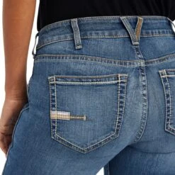 Ariat Rebar Jeans: Women's 10041067 Malibu Riveter Boot Cut Jean -Men Shoes Store f22 wms work 10041067 detail02