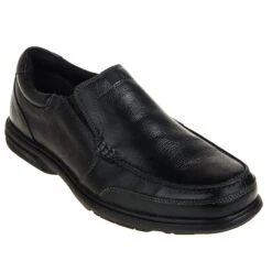 Florsheim Shoes: FE2020 Men's Black Loedin ST EH SR Slip-On Oxfords -Men Shoes Store florsheim fe2020 p 001