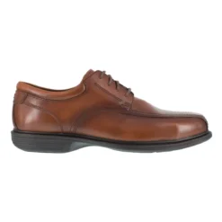 Florsheim Shoes: Men's FS2001 Brown Coronis Steel Toe Oxford Work Shoe -Men Shoes Store florsheim fs2001 coronis 01