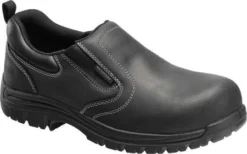Avenger Shoe: Men's A7109 Foreman Black Composite Toe Waterproof Slip On Shoe