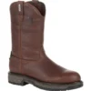 Georgia Boots: Men's GB00308 Brown EH Carbo-Tec LT Pull On Waterproof Boots