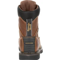 Georgia Boots: Men's GB00318 Brown EH 8" Waterproof Georgia Giant Revamp Work Boots -Men Shoes Store gb00318 4 large