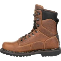 Georgia Boots: Men's GB00318 Brown EH 8" Waterproof Georgia Giant Revamp Work Boots -Men Shoes Store gb00318 5 large