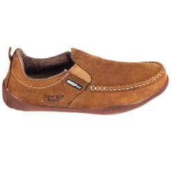 Georgia Boots: Men's Brown Leather Moc Toe G050 Cedar Falls Moisture-Wicking AMP Shoes -Men Shoes Store georgia g050 o 01