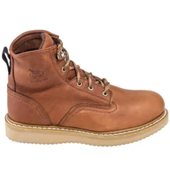 Georgia Boots: Men's G6342 Steel Toe Wedge EH Barracuda Gold Work Boots -Men Shoes Store georgia g6342 o 01