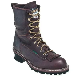 Georgia Boots: Men's Brown G7113 Waterproof Goodyear Welt Logger Boots 9 Georgia Boots: Men's Brown G7113 Waterproof Goodyear Welt Logger Boots -Men Shoes Store georgia g7113 p 01