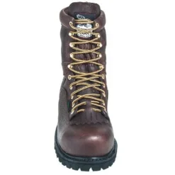 Georgia Boots: Men's G8341 Brown Steel Toe Waterproof EH Work Boots -Men Shoes Store georgia g8341 f 01