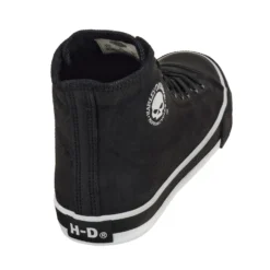 Harley Davidson Shoes: Baxter Men's Black/White D93341 High-Cut Sneakers