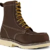 Iron Age Boots: Men's IA5082 BRN Brown 8" Wedge Work Boot, Comp Toe