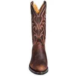 Double H Boots: Men's 3282 Western 12 Inch Pull-On USA-Made Cowboy Boots -Men Shoes Store image 43566 1