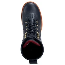 Chippewa Boots: Men's Steel Toe EH 73020 Black Logger Boots -Men Shoes Store image 45187