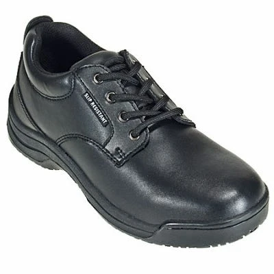 Skidbuster Shoes: Men's Black Non Slip Oxford Work Shoes S5071 1 Skidbuster Shoes: Men's Black Non Slip Oxford Work Shoes S5071