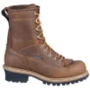 Carolina Boots: Men's Brown CA8824 EH Waterproof Logger Work Boots