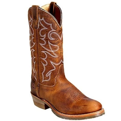Double H Boots: Men's USA-Made DH1552 Brown Cowboy Boots 7 Double H Boots: Men's USA-Made DH1552 Brown Cowboy Boots - Image 7