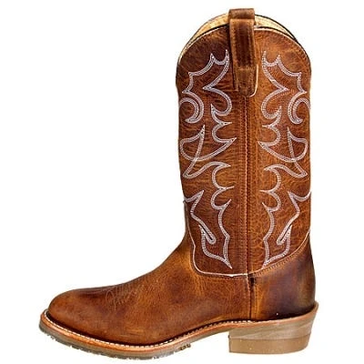 Double H Boots: Men's USA-Made DH1552 Brown Cowboy Boots 3 Double H Boots: Men's USA-Made DH1552 Brown Cowboy Boots - Image 3