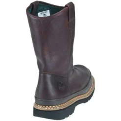 Georgia Boots: Men's G4374 Brown Soggy Giant Steel Toe Wellington Work Boots -Men Shoes Store image 49747