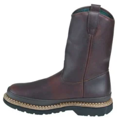 Georgia Boots: Men's G4374 Brown Soggy Giant Steel Toe Wellington Work Boots -Men Shoes Store image 49749