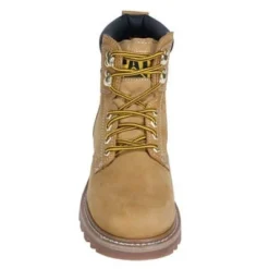 Caterpillar Boots: Men's 70042 Tan 6 Inch Welted Work Boots -Men Shoes Store image 50173