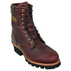 Chippewa Boots: Men's Brown Waterproof EH Steel Toe 73060 Insulated Logger Work Boots -Men Shoes Store image 51652