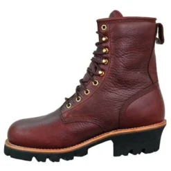 Chippewa Boots: Men's Brown Waterproof EH Steel Toe 73060 Insulated Logger Work Boots -Men Shoes Store image 51656