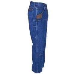 Wrangler Riggs Jeans: Men's Antique Indigo 3W030 AI Double Front Utility Jeans -Men Shoes Store image 53222 1 4