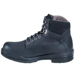 Wolverine Boots: Men's Black 3123 DuraShock Slip-Resistant Work Boots -Men Shoes Store image 54098