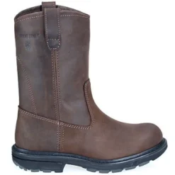 Wolverine Boots: Men's 4707 Brown Steel Toe EH SR Wellington Boots -Men Shoes Store image 65341
