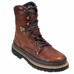 Georgia Boots: Men's Brown G8274 8 Inch Slip Resistant Work Boots 13 Georgia Boots: Men's Brown G8274 8 Inch Slip Resistant Work Boots -Men Shoes Store image 65630