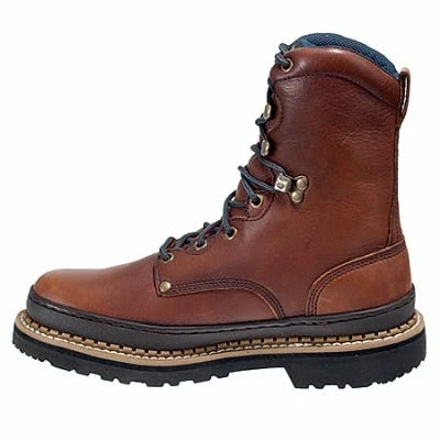 Georgia Boots: Men's Brown G8274 8 Inch Slip Resistant Work Boots 3 Georgia Boots: Men's Brown G8274 8 Inch Slip Resistant Work Boots - Image 3