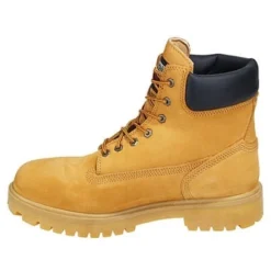Timberland PRO Boots: Men's Waterproof 65016 Wheat Nubuck 6" Steel Toe Boots -Men Shoes Store image 68543