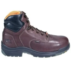Timberland PRO Boots: Men's TiTAN 26078 Brown Alloy Toe Work Boots -Men Shoes Store image 70378