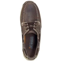Rockport Works Shoes: Men's Steel Toe EH Leather Boat Shoes RK6736 -Men Shoes Store image 75091