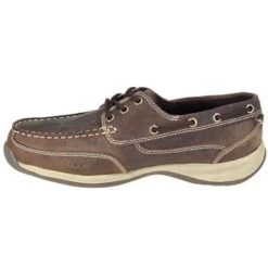 Rockport Works Shoes: Men's Steel Toe EH Leather Boat Shoes RK6736 -Men Shoes Store image 75094