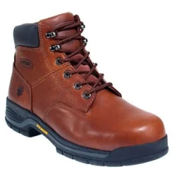 Wolverine Boots: Men's Brown 4906 Harrison Soft Toe Lace Up Work Boots -Men Shoes Store image 76671
